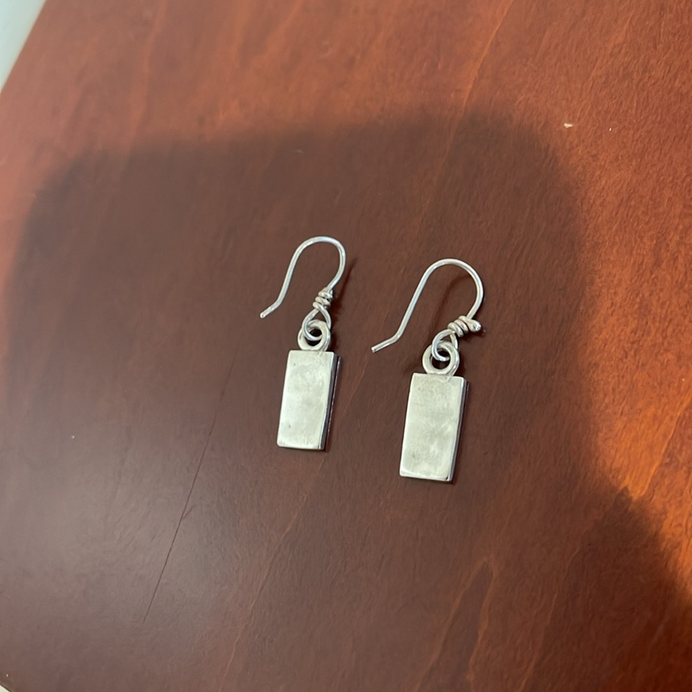 Sterling Silver Celtic Knot Earrings - 1 1/4” long - Picture 5 of 8